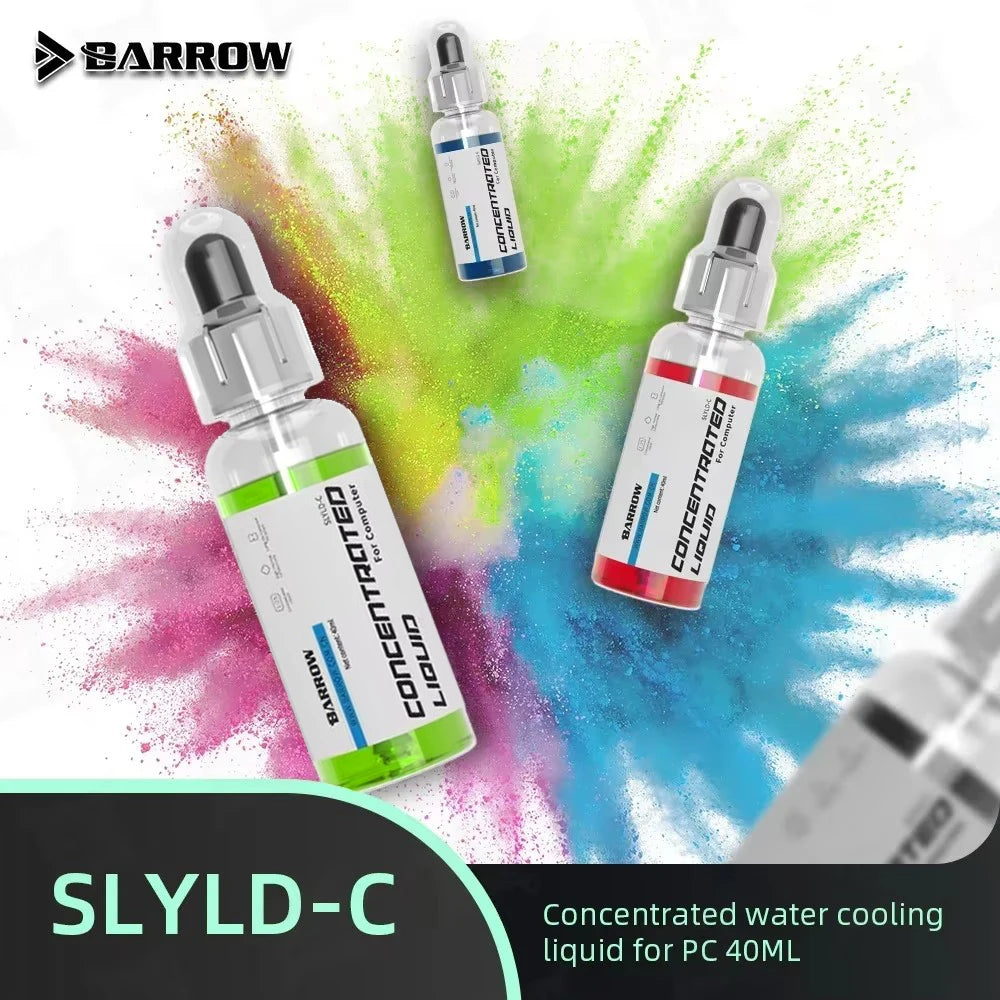 Barrow Water Cooling Liquid 40mL PC Coolant Anti-corrosion Thermal Fluid Cooling Special Concentrated Cold Liquid SLYLD-C