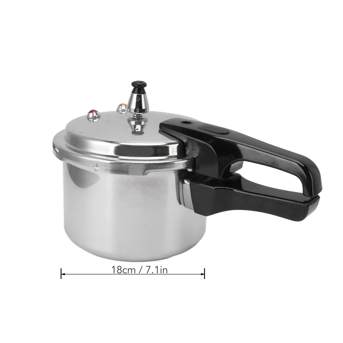 3 Liter Stainless Steel Pressure Cooker 3L Stainless Steel Pressure Cooker Cooking Various Foods Easy To Clean for Gas Stove