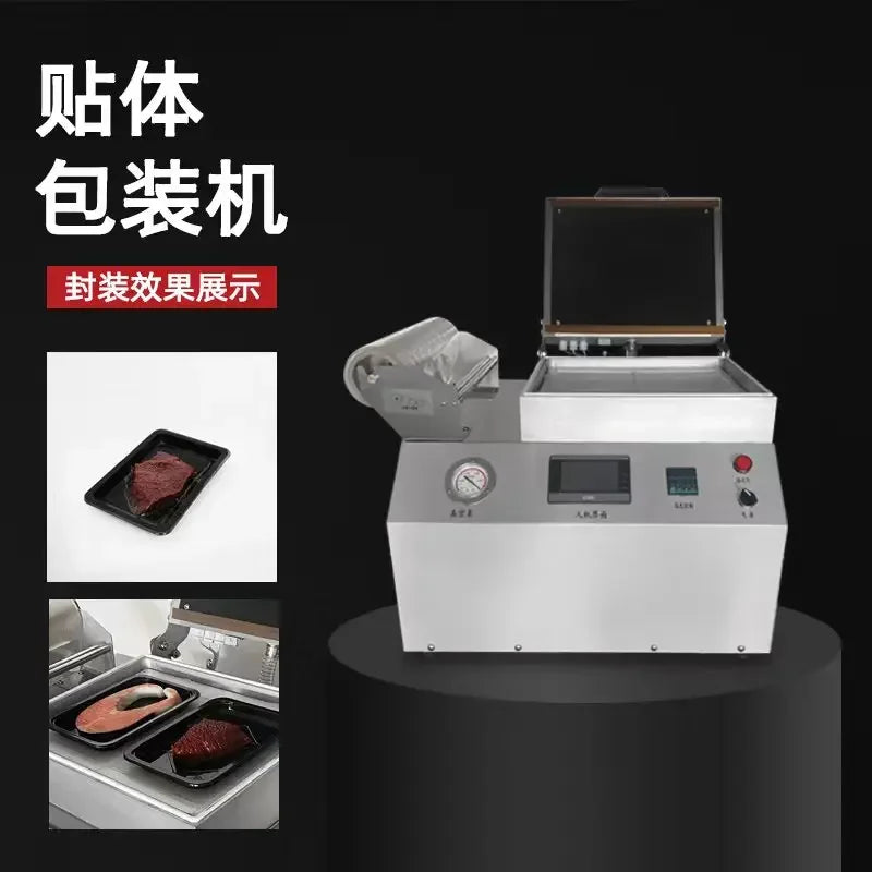 Hygine  Vacuum Plastic Skin Pack Machine Tray Sealer Packaging Machine for Food Seafood