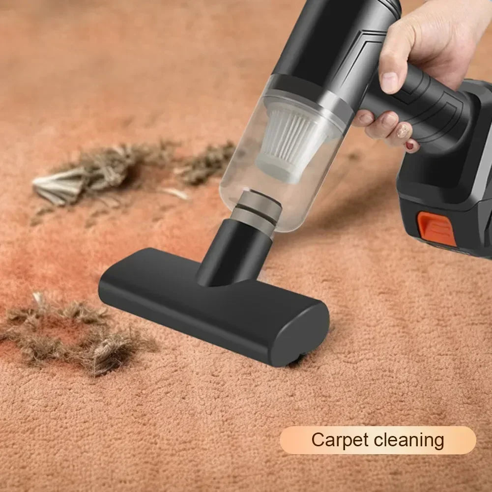 1PCS 300W Wireless Car Vacuum Cleaner Portable Handheld Car Cleaning Machine Rechargeable 12000PA Strong Suction Vacuum Cleaner