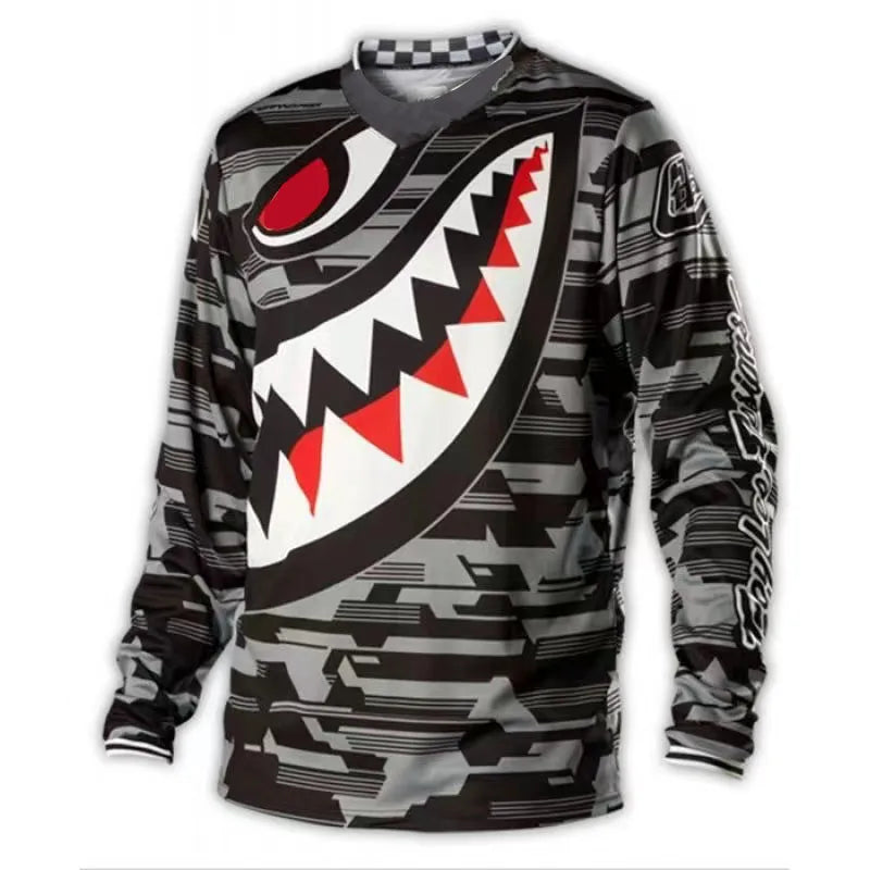 Long Sleeve Cycling Jersey High Quality Top Race Cycling Mountain Bike Road Bicycle Motorcycle For Men Cycling Jeresy  Motocross