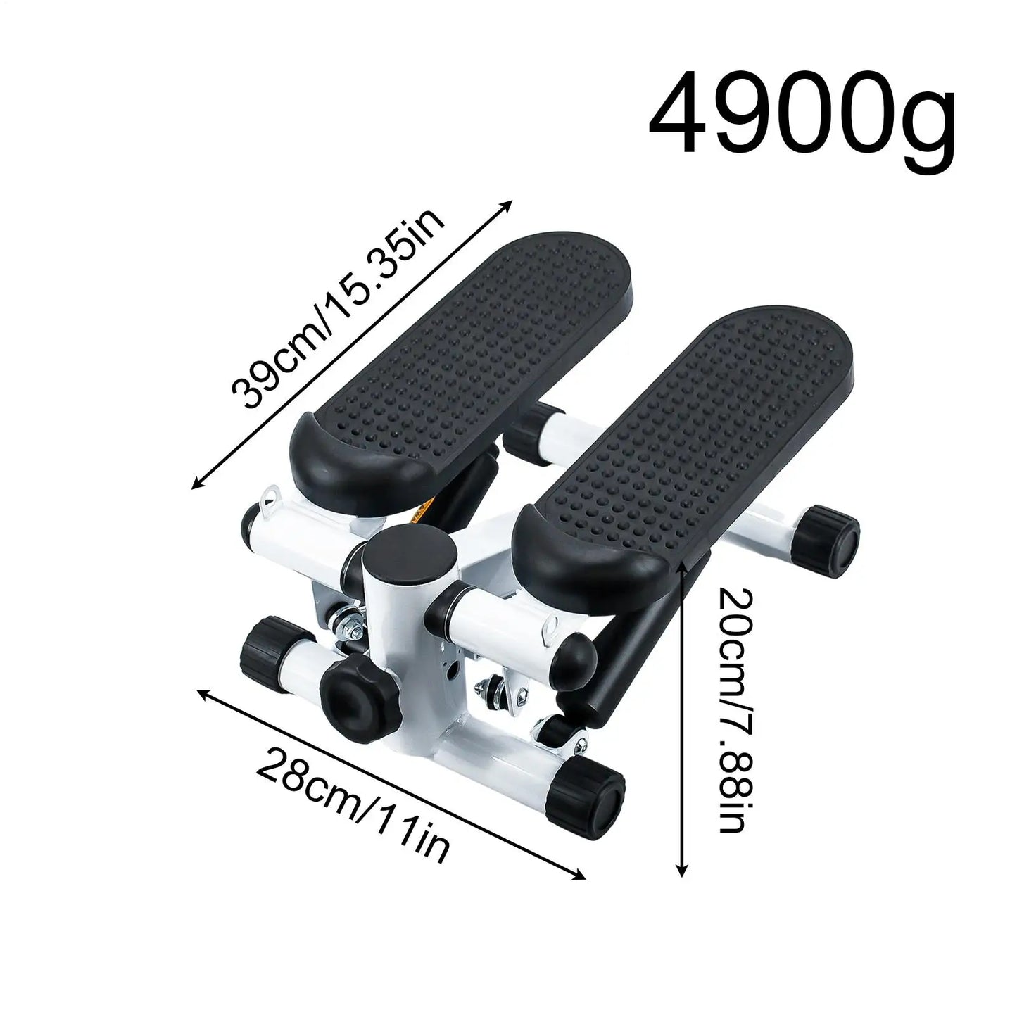 Mini Walking Stepper with Resistance Band Muscle Strengthening Machine for Travel Home Office Gym Indoor Apartment