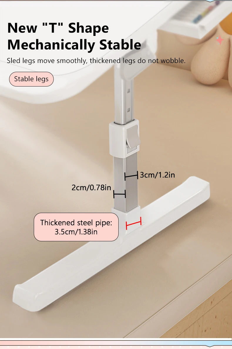 Computer Bed Table Computer Desk Children's Study Desk Bedroom Living Room Desk Adjustable Biurko Narozne Gamingowe Furniture