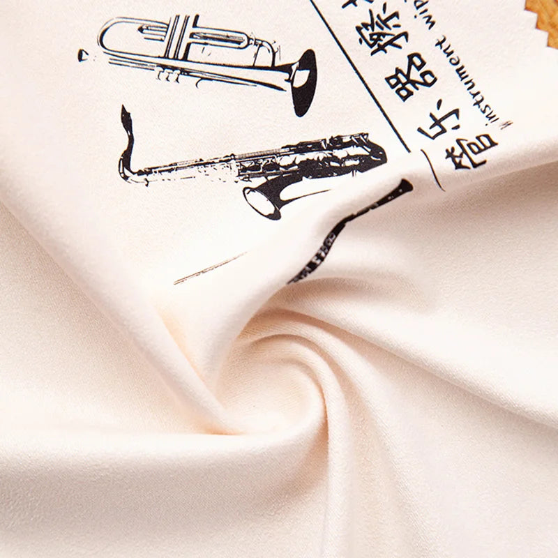 Saxophone Clarinet Flute Cleaning Cloth Wiping Cloth Trumpet Trombone Brass Instrument Surface Cleaning Cloth