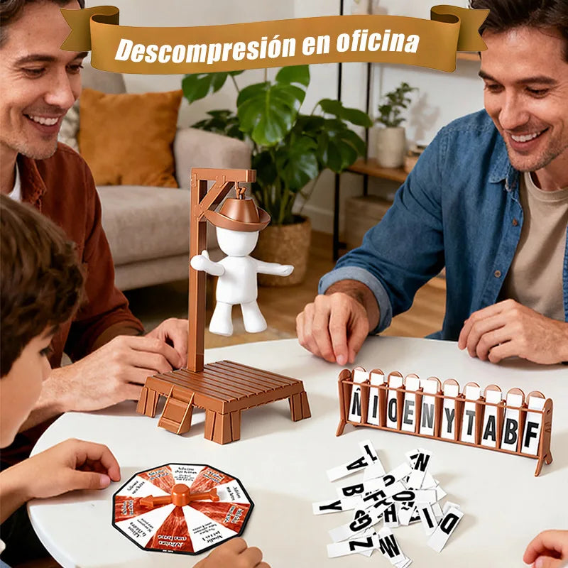 Magnetic gallows board game toy English word game desktop parent-child interaction