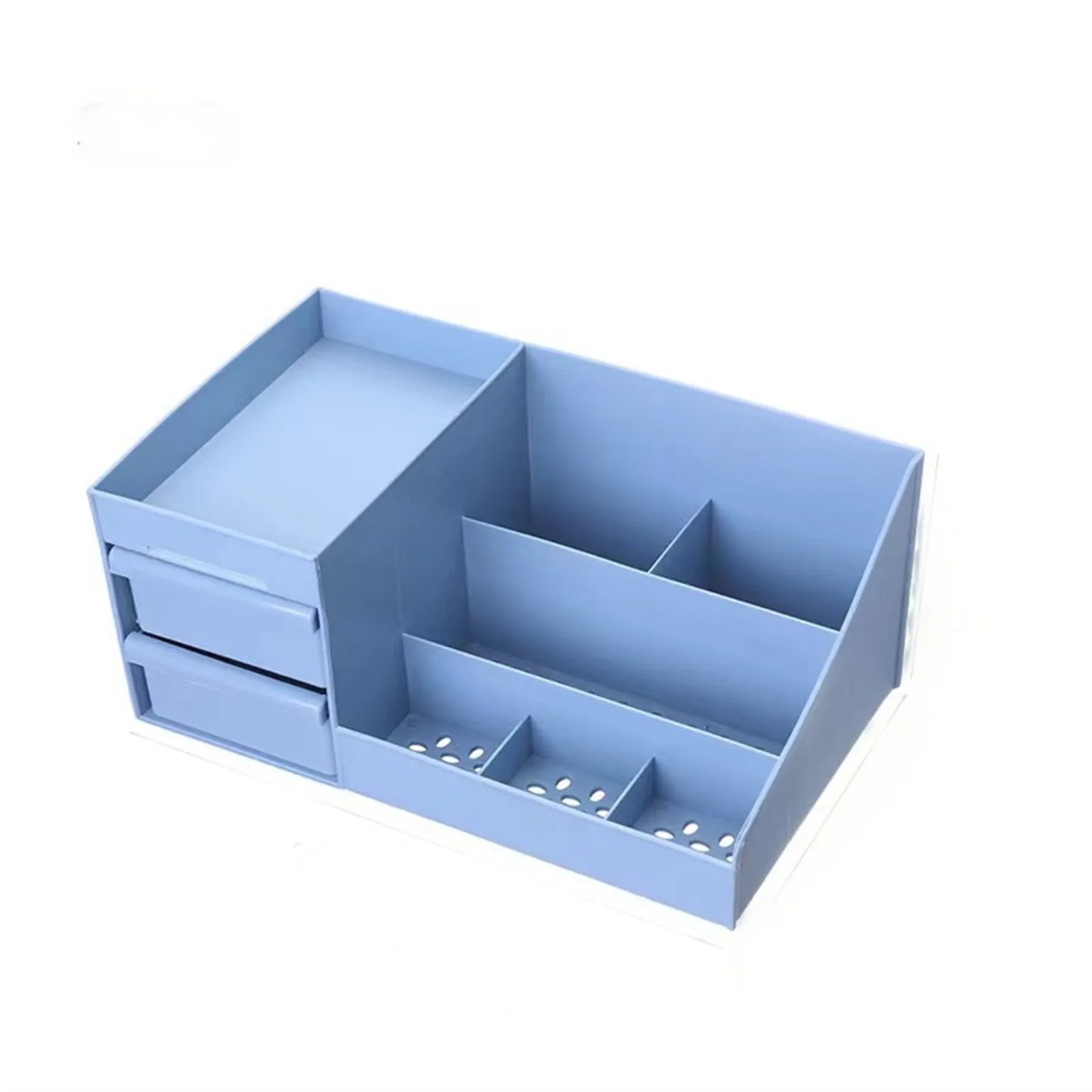Cosmetic Display Case Desk Storage Box with Clear Drawers Large Capacity Makeup Brush Organizer For Bathroom Desktop