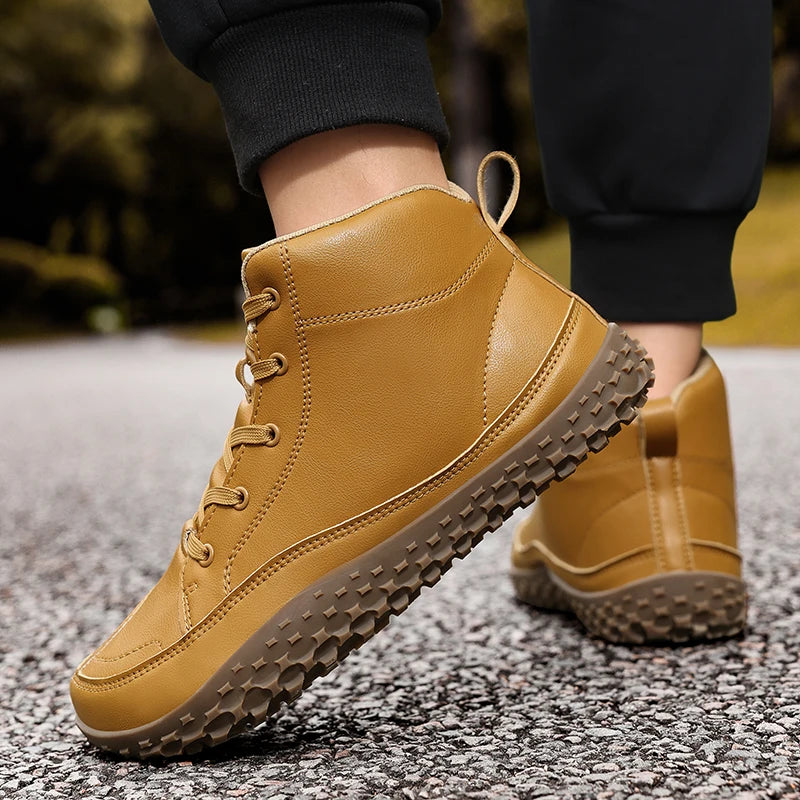 boots men walking boots Wide-Toe-Box Barefoot Shoes for Men hiking boots men Comfortable botas casual shoes men mountain boots