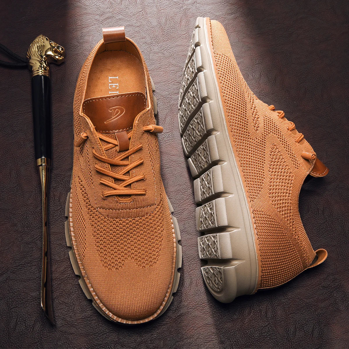 Men Casual Shoes Breeze Stylish Oxfords Fashion Formal Business Urban Breathable Shoes for Male Non Slip Dress Sneakers for Man