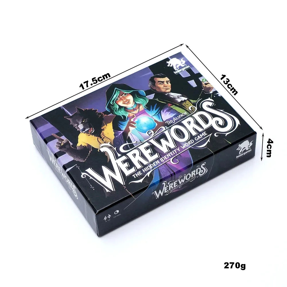 Werewords Board Game Fun for Families Engaging Social Deduction Great for Families Party Game for Word Game