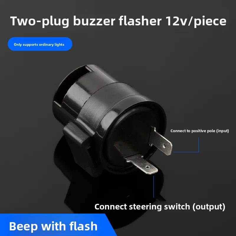 Electric scooter 12V, 48V, 60V audio electronic, turn signal, buzzer, strobe light, flashing light for electric vehicle