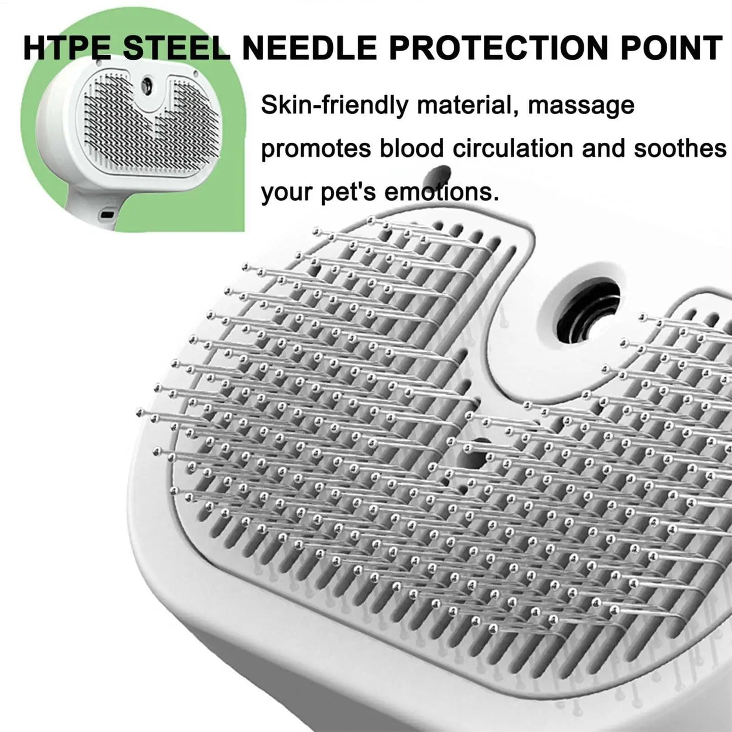 Dog Brush for Grooming Portable Pet Hair Removal Comb Electric Pet Spray Grooming Comb Cleaning Steam Brush Pet Supplies