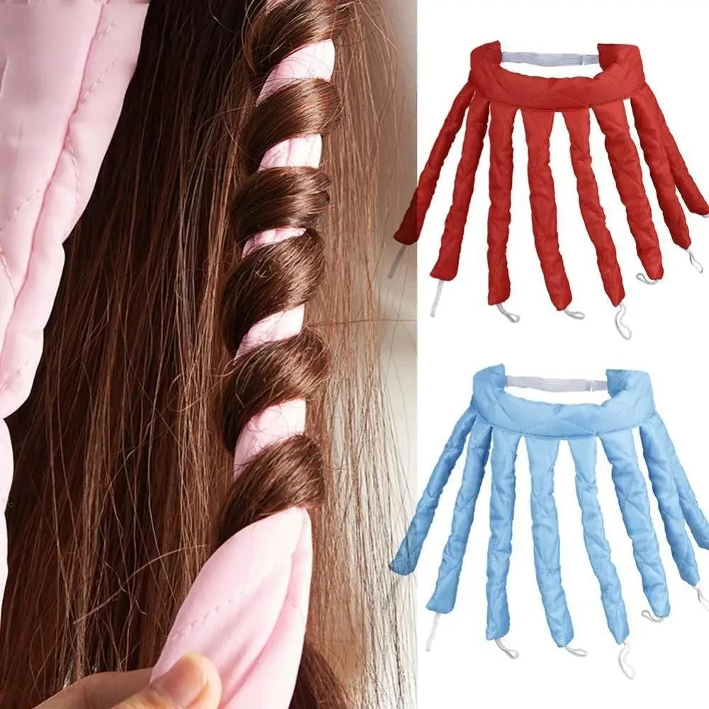 Lazy Hair Curler Hair Rollers Heatless Curling Rod Headband Curls Silk Ribbon Sleeping Soft Wave Formers No Heat Curls Ribbon
