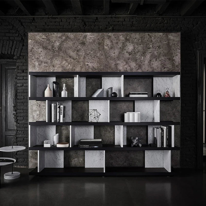 marble bookcases book shelf bookcase bookshelf wood bookcase Shelf storage Home furniture