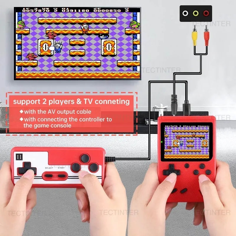 8-Bit Mini Video Game Console Built in 500 Games Retro Portable Console Handheld Game Player AV Output For Kids Gift Game Boy