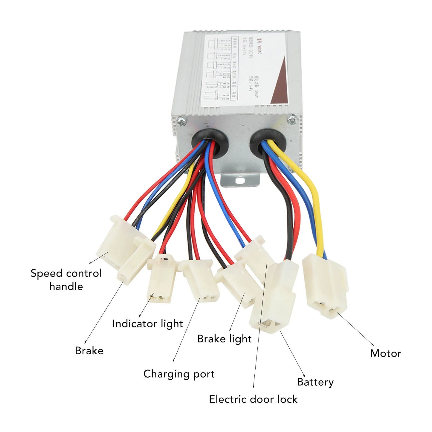Electric Bike Motor Conversion Kit 24V 300W High Speed Motor 24V 350W Brush Controller Electric Bike Conversion Kit