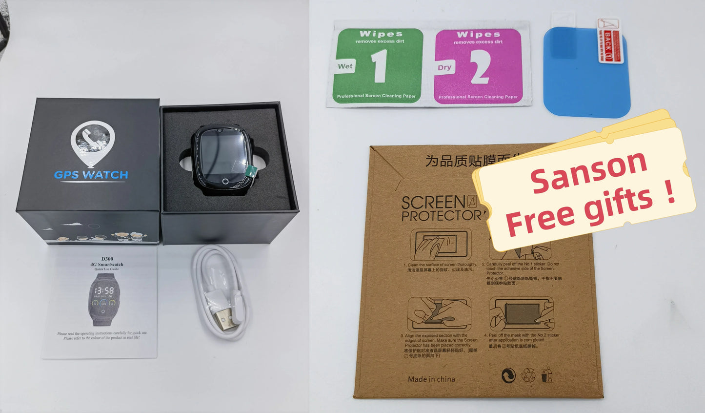 Smart Watch For Old People Elderly Smart Watch For Seniors Health Fall Detection Watch 4G Sim Card SOS Emergency Calls GPS GK8