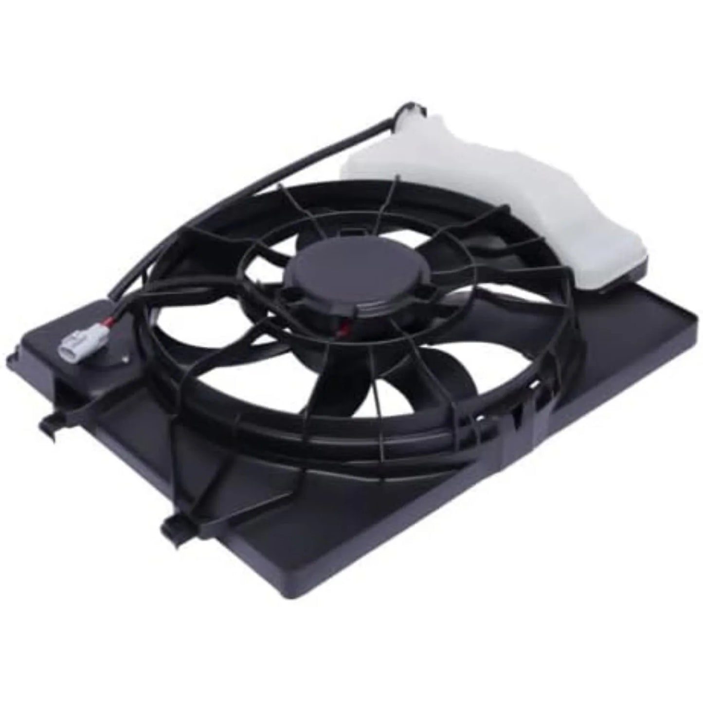 Radiator Condenser Cooling Fan Assembly Fits for 2018 2019 2020 Hyundai Accent Rio Sedan - OEM Number 25380h9050