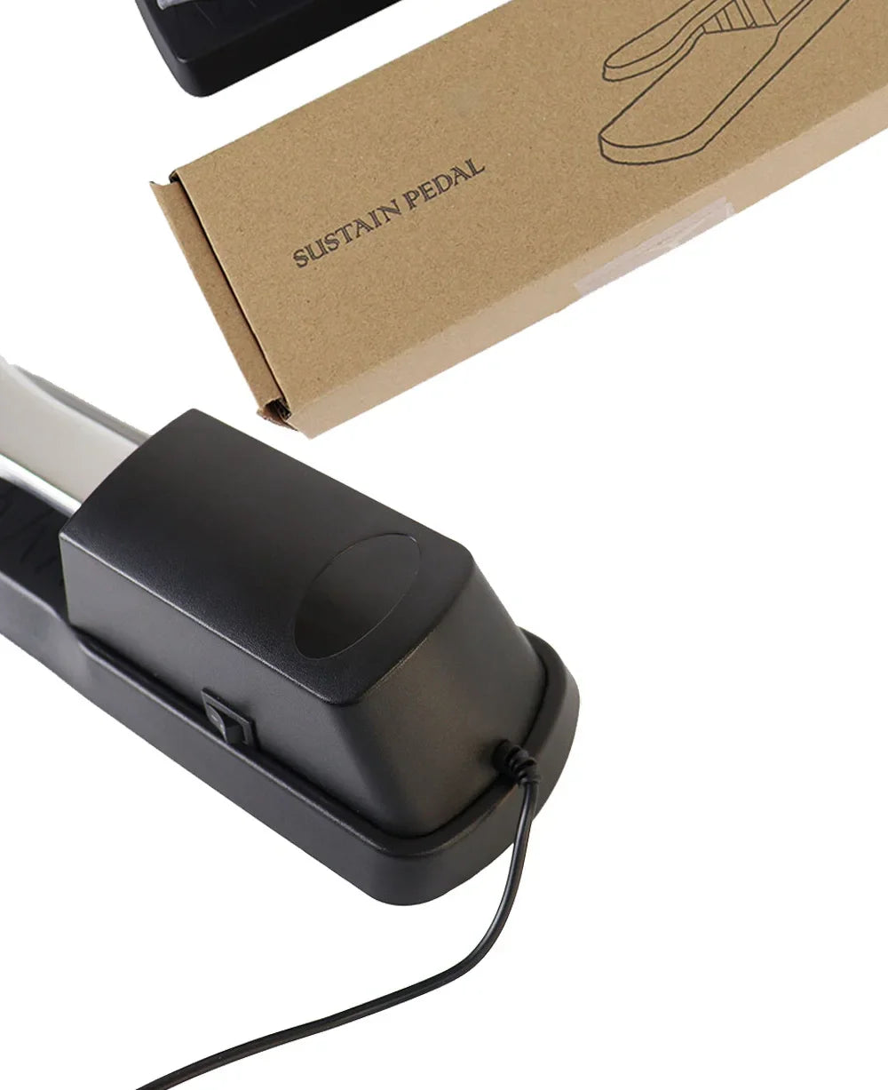 Piano sustain pedal, electronic organ, digital synthesizer switch, metal foot pedal, universal musical instrument accessories
