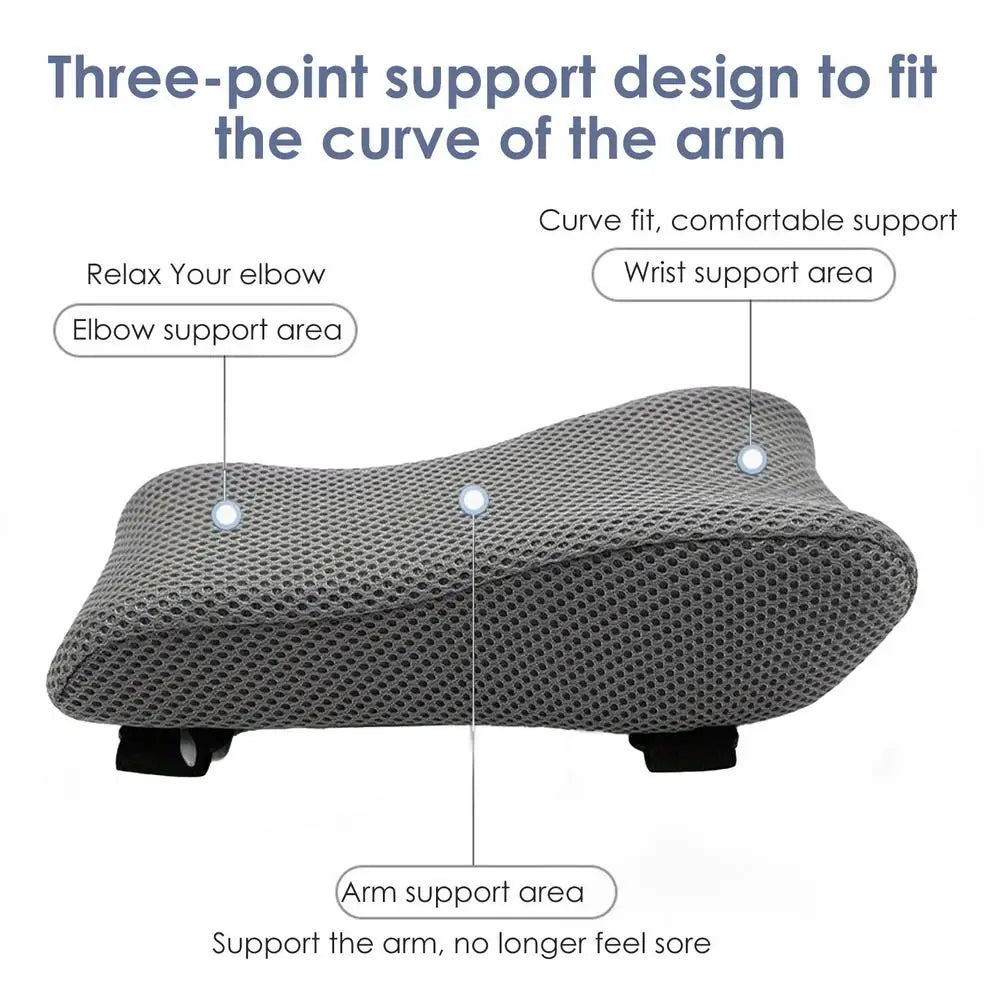 Arm Rest Cover Elbow Armrest Pads Comfortable Support Chair Elbow Pads with Adjustable Straps for Office Chairs Wheelchairs