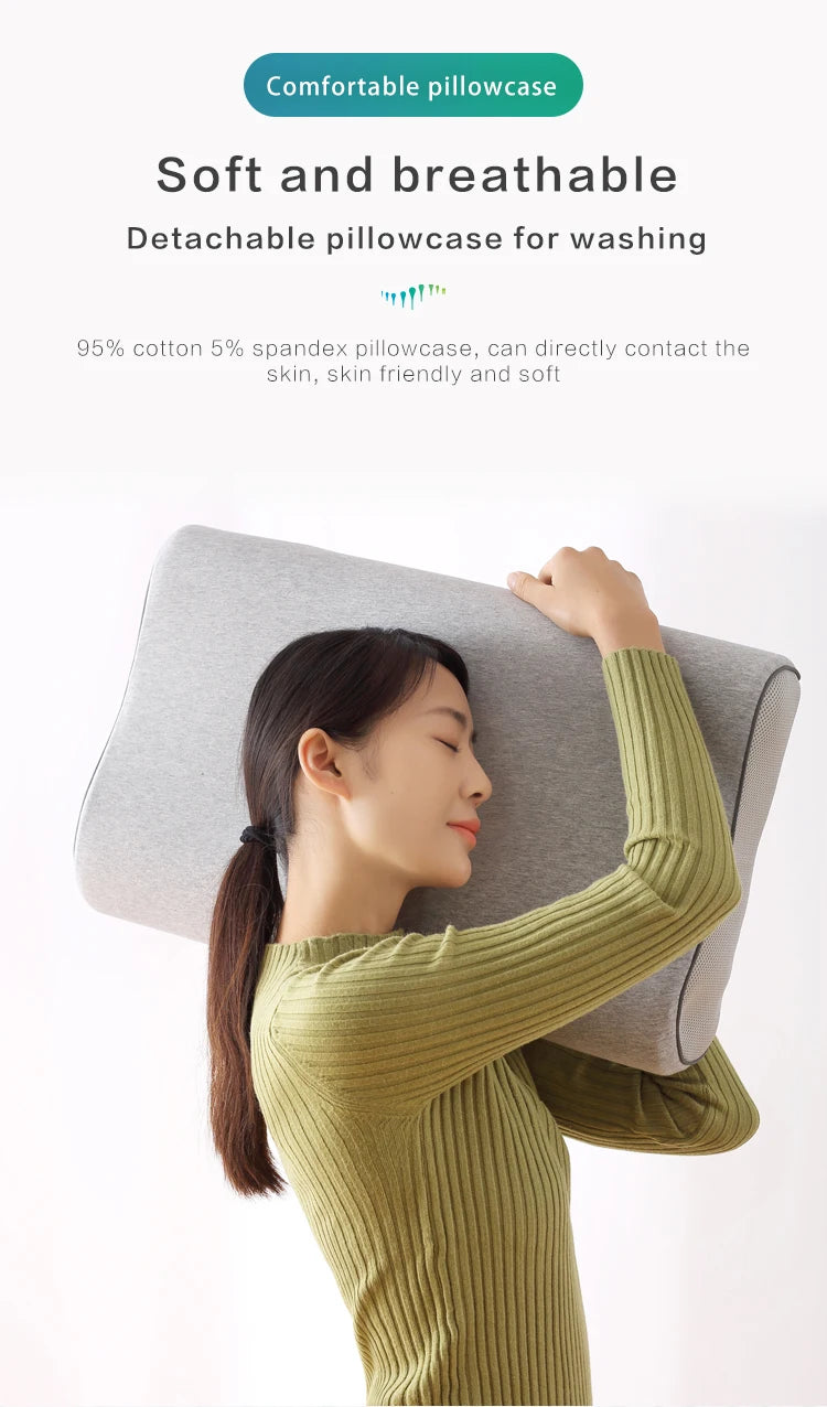 Orthopedic Memory Foam Pillow Neck Protection Slow Rebound Memory Pillow Wave Curve Shape Health Cervical Neck