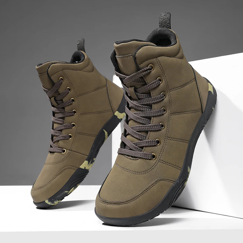 boots men outdoor walking shoes Wide-Toe-Box Barefoot Shoes for Men boots men flats Comfortable casual shoes men mocassin