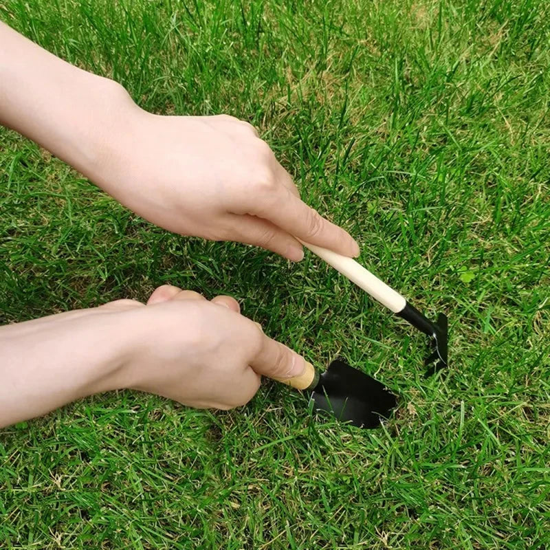 Garden Tool Hand Trowel,Rake,Cultivator,Weeder Tools With Ergonomic Handle,Garden Lawn Farmland Transplant Gardening Bonsai Tool