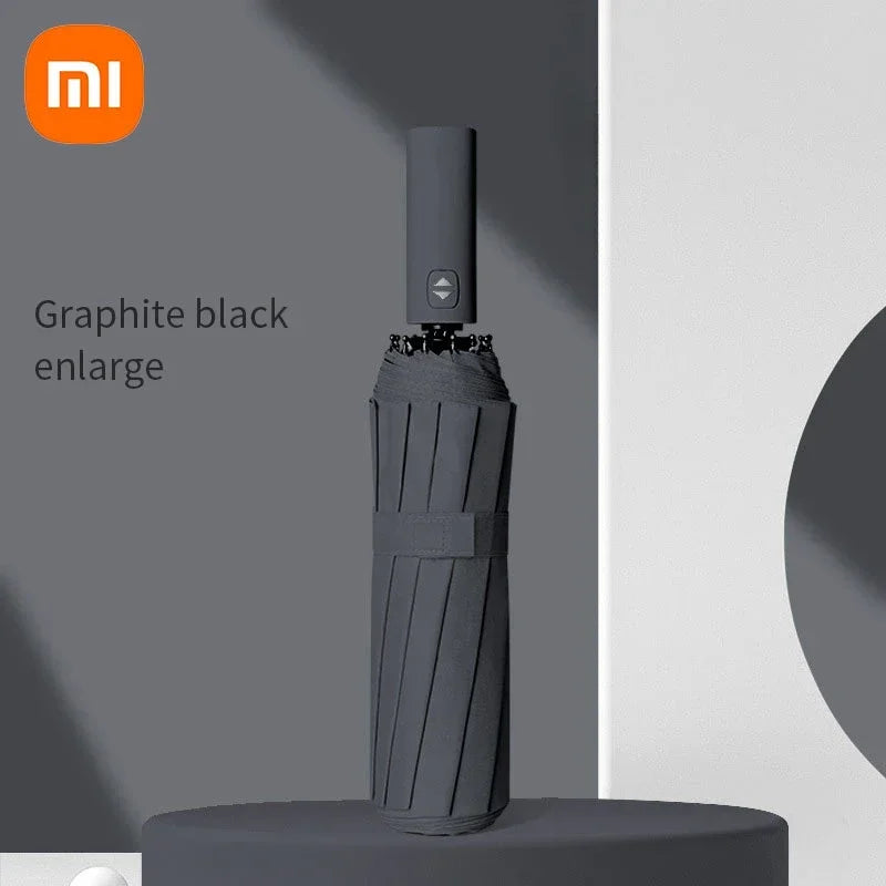 Xiaomi 24 Bone Fully Automatic Double Bone Folding Umbrella For Sun UV Protection Rain Resistance And Strong Wind Resistance