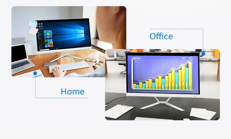 27 Inch Desktop Computer All In One Curve Core I3 I5 I7 RAM 16G 32G 64G Storage 256G 512G