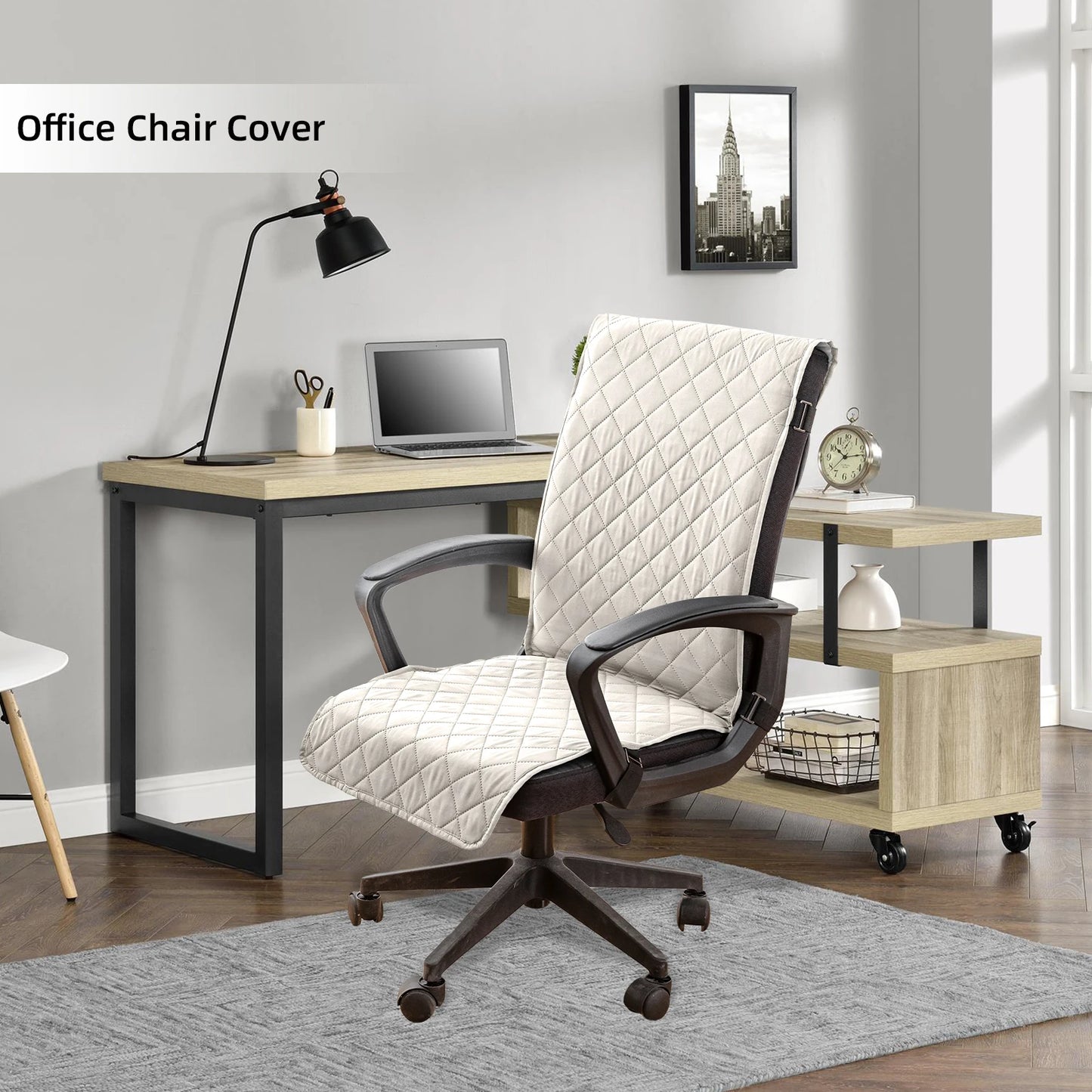 1pc Waterproof,Oil-Proof And Dust-Proof Chair Covers For Office Chairs,All-Season Universal Diamond-Grid Chair Cushions