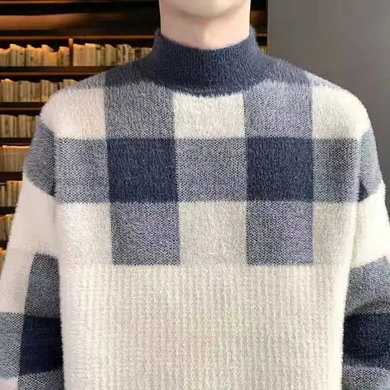 Pullovers Male Long Sleeve Autumnr and Winter Korean Style Knitwear Harajuku Clothing Deals 2025 Y2k Top Men's Knit Sweater