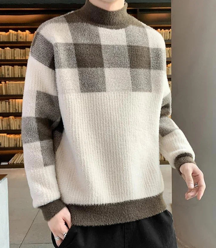 Pullovers Male Long Sleeve Autumnr and Winter Korean Style Knitwear Harajuku Clothing Deals 2025 Y2k Top Men's Knit Sweater