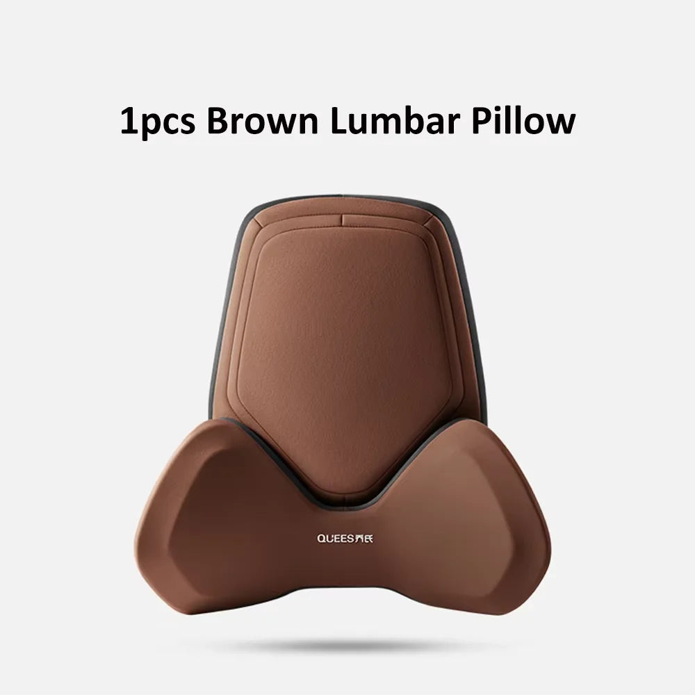 Car Headrest Pillow Auto Neck Cushion Car Back Lumbar Waist Pillow Slow Rebound Guard Head Support for Universal Car Supplies