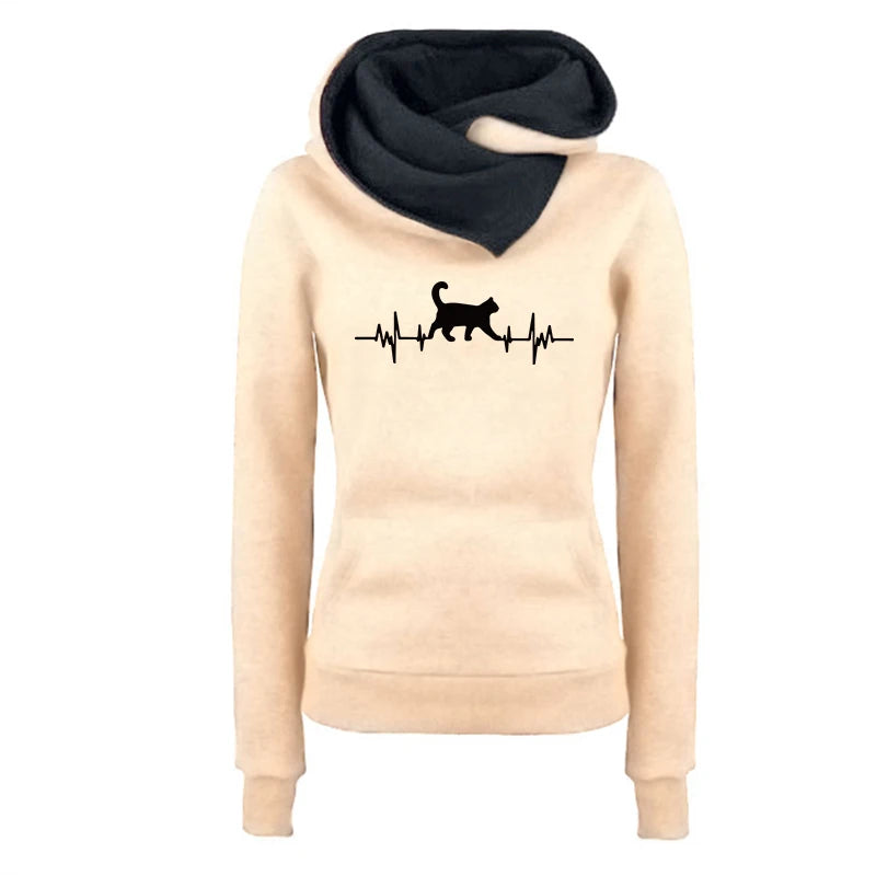 Pullovers Long Sleeve Top Fashion Women Sweatshirts Casual Woman Clothing Jogging Streetwear High Quality Hoodies Outdoors Daily