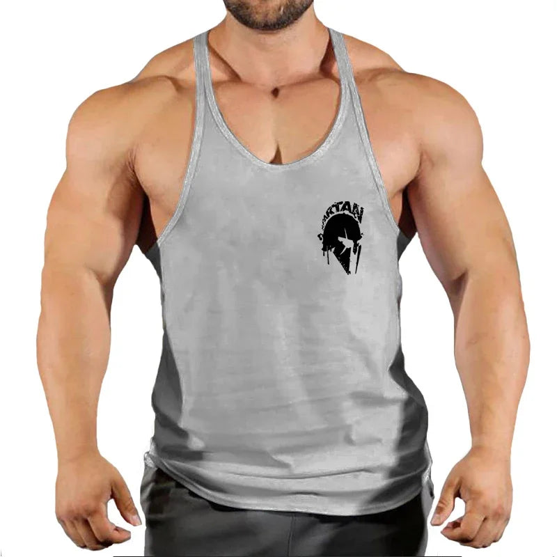 Bodybuilding Brand Jogger Gym Singlet Training Bodybuilding Tank Top Vest Shirt Sleeveless Fitness Cotton Shirt for Men