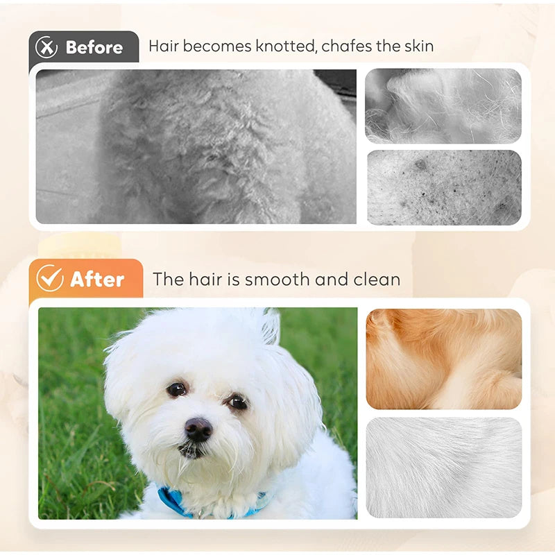 Pet Bath Brush 2025 New 2 In 1 Dog Bath Brush With Built-in Shampoo Dispenser Pet Wash Brush Dogs Cats Grooming Massage Brush