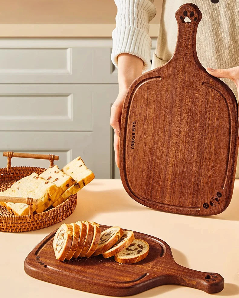 COOKER KING Wooden Kitchen Board Household Pizza Bread Fruit Steak Profession Cutting Board Hangable Kitchen Tool in Stock