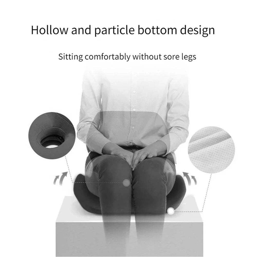 1Pcs Seat Cushion for Office Chairs - Momery Foam Chiar Cushion for Tailbone Pain Relief,Back Pain,Long Sitting Pressure Relief
