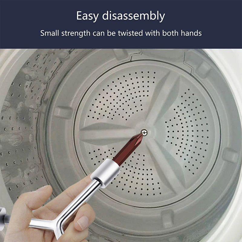 Washing Machines Screw Disassembly Repair Socket Wrench Washing Machines Special Tool Drag Hook Inner Maintenance saving Tool
