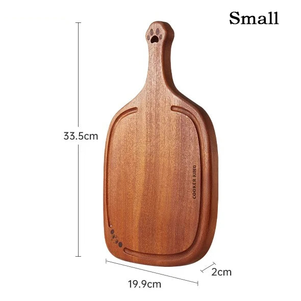 COOKER KING Wooden Kitchen Board Household Pizza Bread Fruit Steak Profession Cutting Board Hangable Kitchen Tool in Stock