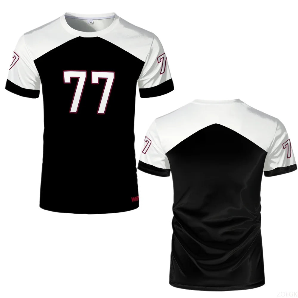 Jersey 90 Minute Mm9 Men's Street Wear 3d Printed Quick Drying Breathable T-shirt Children's 3d Round Neck Short Sleeve Top