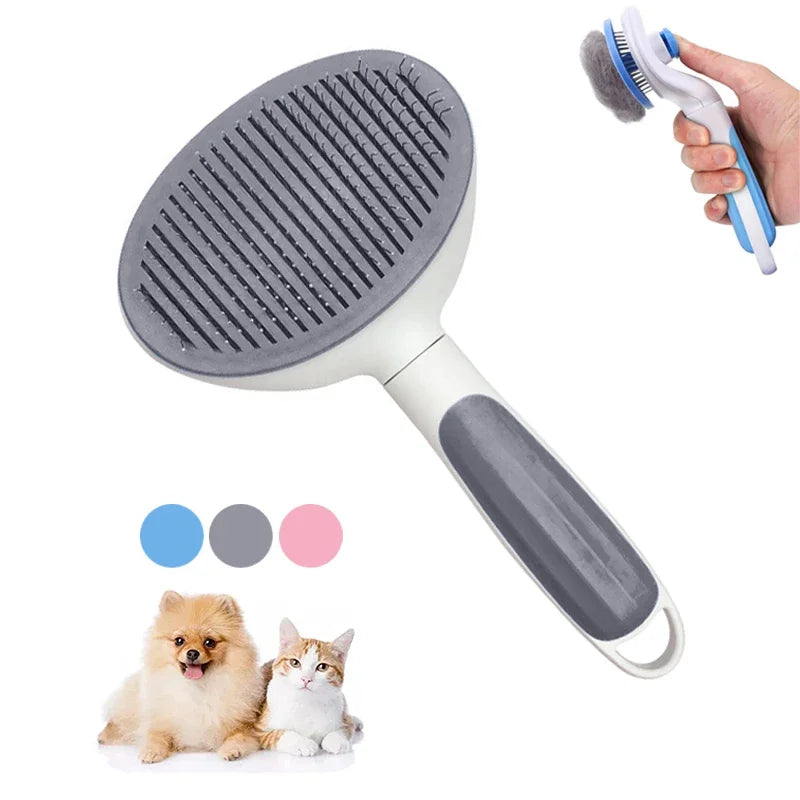 Pet Brush Hair Removes Dog Cat Comb Hair Comb for Cats Dogs Grooming Hair Cleaner Cleaning Beauty Slicker Brush Cat Supplies