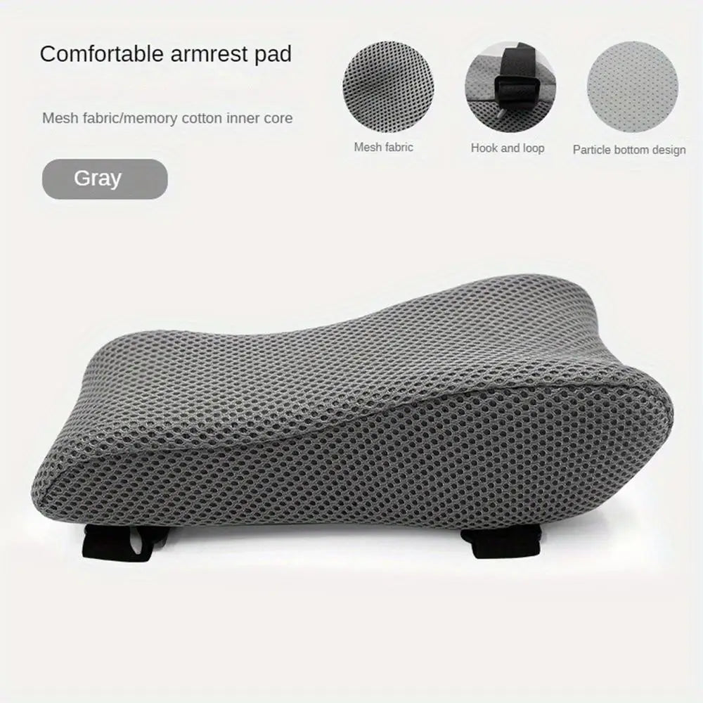 Arm Rest Cover Elbow Armrest Pads Comfortable Support Chair Elbow Pads with Adjustable Straps for Office Chairs Wheelchairs