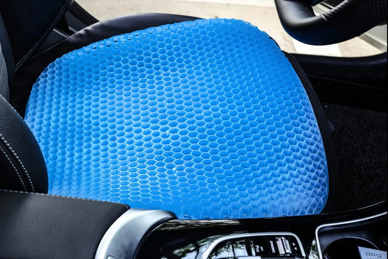 Car Seat Honeycomb Gel Seat Office Seat Four Seasons Universal Silicone Breathable Student Seat Car Seat Honeycomb Gel Seat Offi