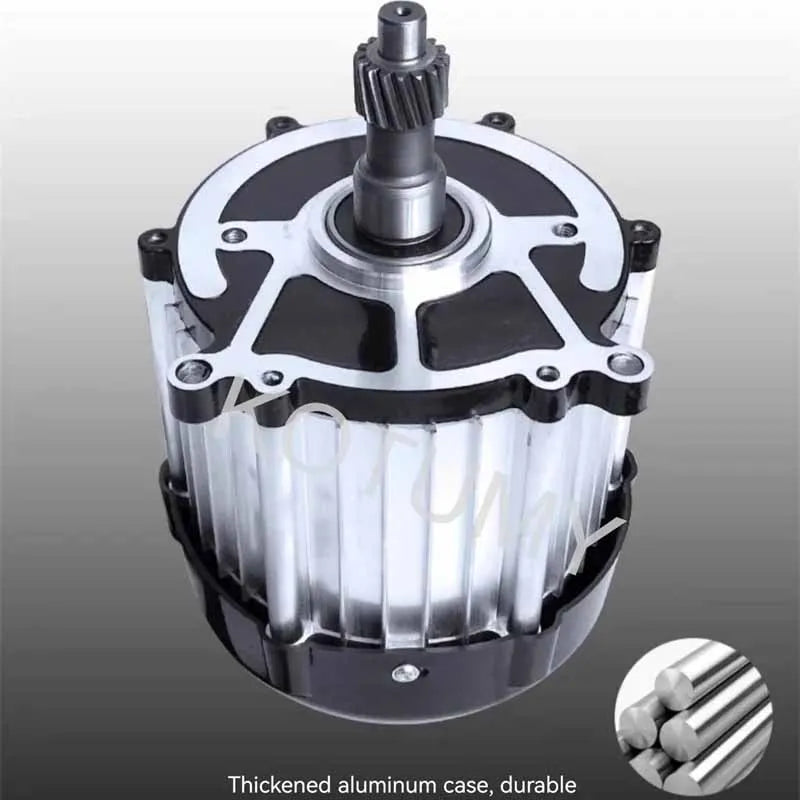 KOTUMY 48V 60V 72V 1500W 1800W Brushless Motor Without Gearbox Electric Car High Power Water Battery Electric Tricycle Motor