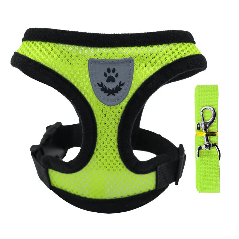 Pet chest strap cat leash dog chest strap dog walking leash small dog solid vest type cat leash prevent loss