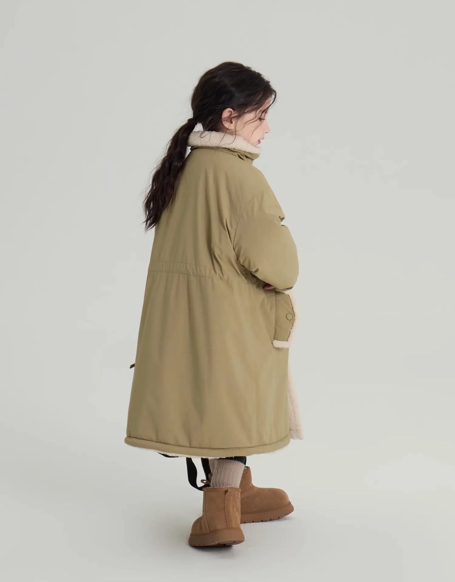 New Cotton Clothes, Thickened Warm Cotton Clothes in Autumn and Winter, Lamb Wool Workwear Coat, Warm Coat