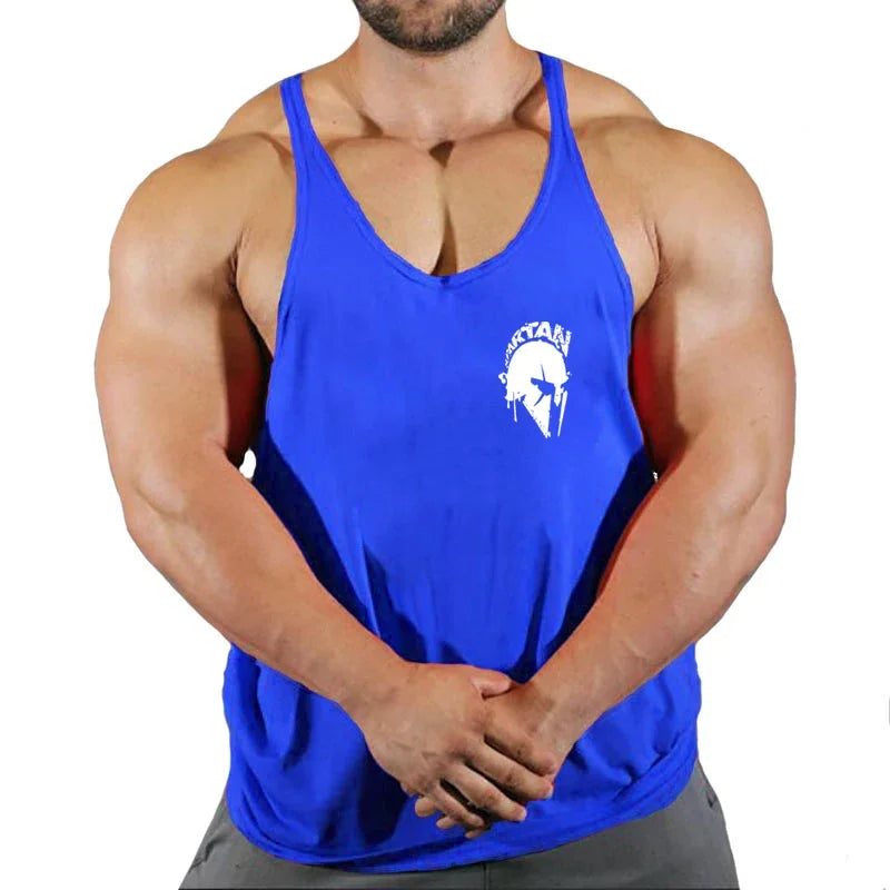 Bodybuilding Brand Jogger Gym Singlet Training Bodybuilding Tank Top Vest Shirt Sleeveless Fitness Cotton Shirt for Men