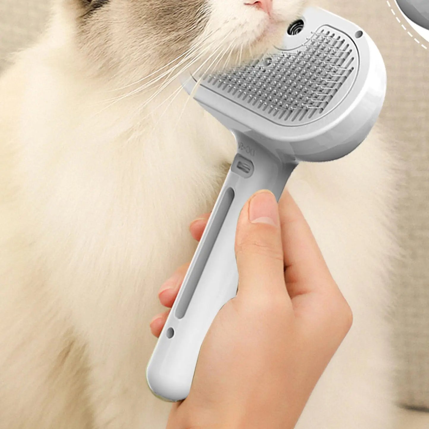 Dog Brush for Grooming Portable Pet Hair Removal Comb Electric Pet Spray Grooming Comb Cleaning Steam Brush Pet Supplies