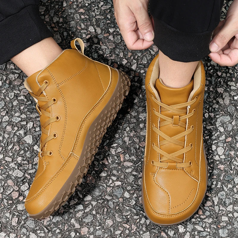 boots men walking boots Wide-Toe-Box Barefoot Shoes for Men hiking boots men Comfortable botas casual shoes men mountain boots
