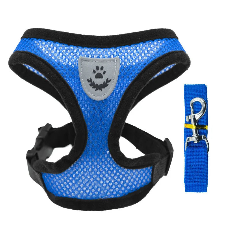 Pet chest strap cat leash dog chest strap dog walking leash small dog solid vest type cat leash prevent loss